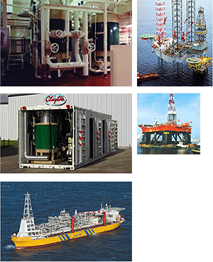 Clayton Industries, Applications, Offshore Marine